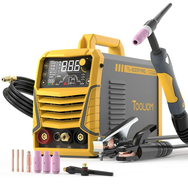 Soldadora TOOLIOM TIG con pulso multifuncional DC 110 y 220 V