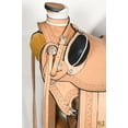 thumbnail image 5 of 15 In Western Horse Basketweave Saddle American Leather Wade Ranch Roping Tan Hilason, 5 of 6