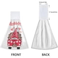 thumbnail image 3 of Coolnut Valentine's Day Cute Gnome Kitchen Hanging Towel 2PCS, Soft Absorbent Hand Towel Wipe a Towel with Hook & Loop Hanging Tie Towel for Kitchen, Bathroom, Toilet, etc12 Washcloth Gift, 3 of 6