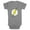 Athletic Heather, variant on Infant's Justice League Classic Flash Logo  Bodysuit