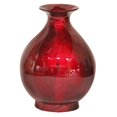 thumbnail image 1 of Heather Ann Creations W0763-PRED Rachel 19 in. Foiled & Lacquered Ceramic Vase - Red, 1 of 1
