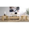 thumbnail image 2 of Coaster Canoga 3-piece Engineered Wood Lift Top Coffee Table Set in Light Oak, 2 of 17