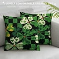 thumbnail image 3 of PHYHOO ST Patricks Day Throw Pillow Covers, Stripes Decoration for Sofa Couch, 3 of 5