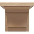 thumbnail image 2 of 4"W x 4"D x 4"H Wide Bryant Rough Cedar Woodgrain TimberThane Corbel, Primed Tan, 2 of 6