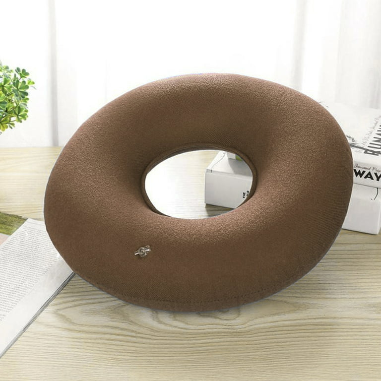  Wuronsa Donut Pillow for Tailbone Pain Relief Seat Cushion,  Orthopedic Hemorrhoid Pillow, Postpartum Pregnancy Pressure Ulcer Pillow,  Bed Sore Cushions for Butt Positioning Pillow (Creamy-White) : Home &  Kitchen