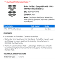 thumbnail image 2 of Brake Pad Set - Compatible with 1996 - 1997 Ford Thunderbird LX, 2 of 2
