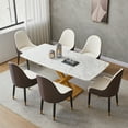 thumbnail image 2 of Leavader Set of 2 PU Leather Dining Chairs, 2 of 6