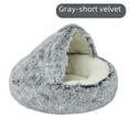 thumbnail image 4 of Nido para gatos de carcasa semicerrada y cálida para invierno, cama para gatos, cama para perros semicerrada, perrera cerrada para perros y gatos, 4 of 4