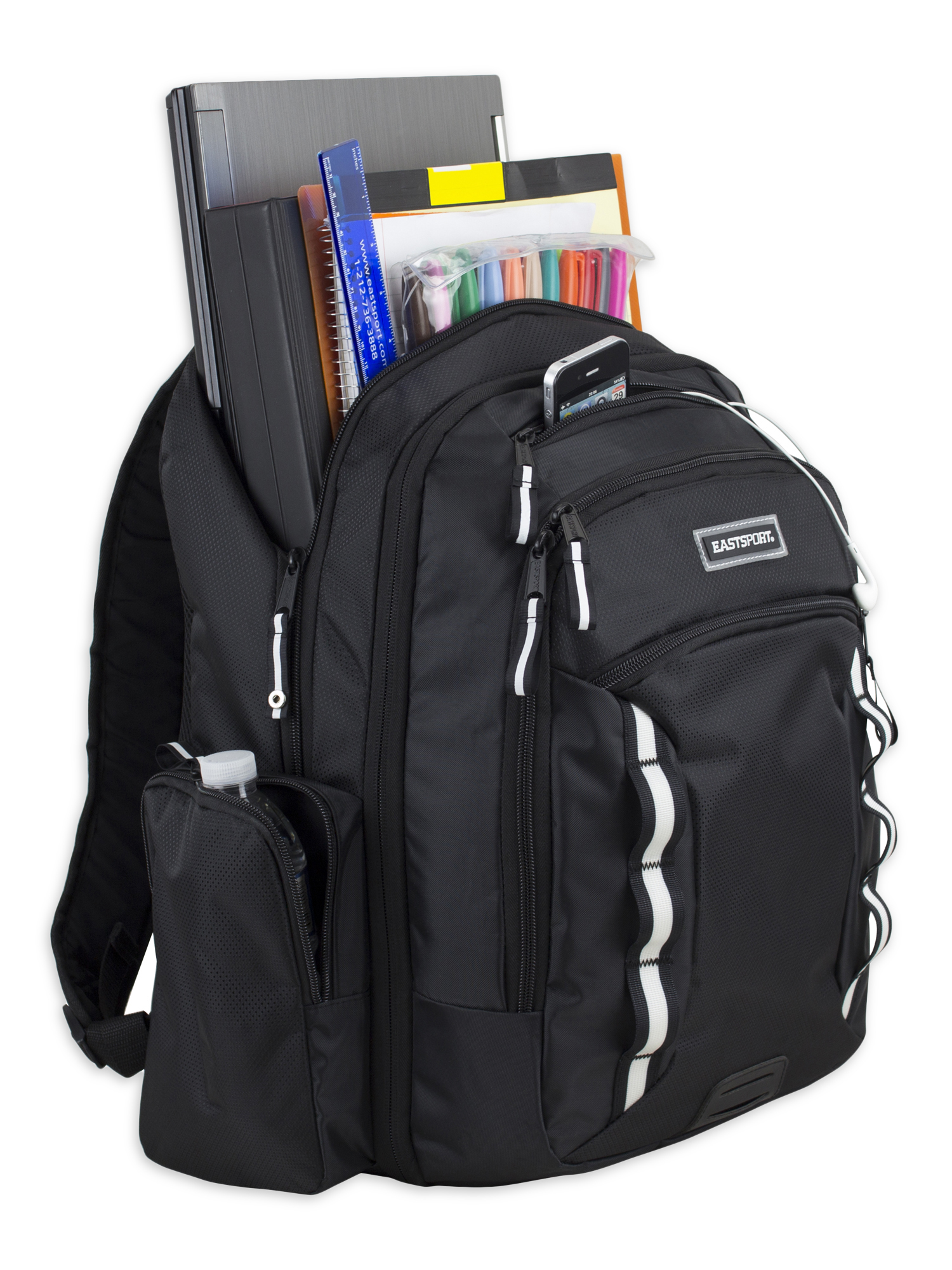 Eastsport Odyssey Backpack, Black - image 5 of 7