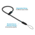 thumbnail image 4 of Unique Bargains Camera Wrist Strap, Round Braided Adjustable Hand Wristlet Strap Lanyards Rope Style2, Grey, 4 of 7