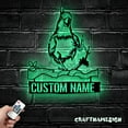 thumbnail image 5 of Craftnamesign Custom Cockatoo Metal Wall Art LED Light, Custom Wildlife Parrot Lover Name Sign, 5 of 5