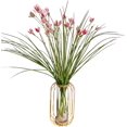 thumbnail image 2 of 6pcs Artificial Silk Onion Orchid Plastic Flower Bouquet Realistic DIY Blooms Table Centerpiece for Home Kitchen Garden Wedding Party Decor… (Blue),Red, 2 of 6