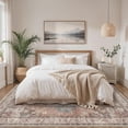 thumbnail image 2 of KUETH 5X7 Vintage Area Rugs Machine Washable Rugs for Living Room, Non Slip Flat Pile Rug with Rubber Backing, Persian Rug for Entryway Bedroom Dining Room Home Office, 2 of 5