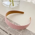 thumbnail image 1 of Diademas para mujer, diadema cuadrada, banda para el cabello estampada a la moda para mujer, banda para el cabello con estampado floral, banda ancha para el cabello con tarjeta de lavado facial, aro p, 1 of 2
