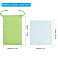 thumbnail image 2 of Uxcell 11"x7" Ski Goggle Bag Microfiber Goggle Pouch with Glasses Cloth Draw String, Green 3 Pack, 2 of 6