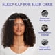 thumbnail image 2 of Gorro de pelo Fittia Satin para dormir, correa antideslizante, azul, 2 of 6
