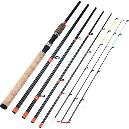 Cork Handle Feeder Spinning Fishing Rod 3.0M L M H Power Travel Rod Carp Feeder DaJiKan (Color : White)