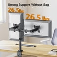thumbnail image 3 of Soporte de escritorio ErGear para monitores duales de 13 a 34 pulgadas y hasta 12 kg, 3 of 7
