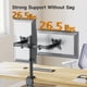 thumbnail image 3 of Soporte de escritorio ErGear para monitores duales de 13 a 34 pulgadas y hasta 12 kg, 3 of 7
