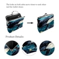 thumbnail image 3 of Whale 0.7 Microfiber Coin Purse with Zinc Alloy Jaws, 4.3x4.7 in/11x12 cm - Stylish and Durable Men's Wallet for Safekeeping Essentials, 3 of 7