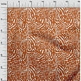 thumbnail image 2 of oneOone Velvet Orange Fabric Animal Skin Quilting Supplies Print Sewing Fabric By The Yard 58 Inch Wide-LYZ, 2 of 5