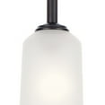 thumbnail image 3 of 43674BK Kichler Lighting Shailene - 1 light Mini Pendant - 4.25 inches wide-Black Finish    -Traditional Installation, 3 of 12