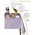 thumbnail image 2 of Purple Gradient Table Cloth 52x70 Inch Rectangle, Simple Color Gradient Abstract Art Waterproof Tablecloth Washable Table Cover for Party Picnic Dinner Decor, 2 of 9