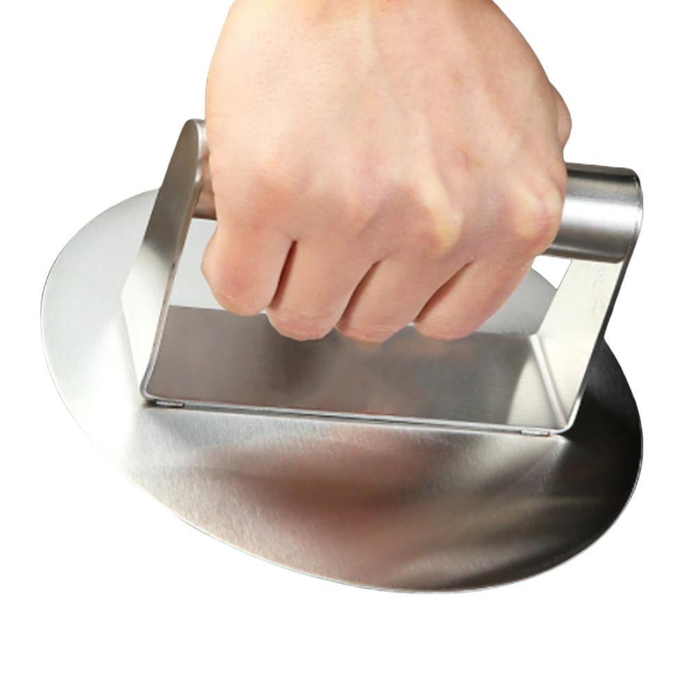 Professional Grade Burger Smasher Pan Sized Stainless Steel Non Stick Smashed 