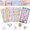 10 PCs MIX, variant on Bonbon Drop Stickers, 3D Puffy Stickers for Scrapbooking, Phone Cases and Notebooks