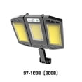 thumbnail image 4 of Methold Luz de pared Solar recargable para exteriores, Control remoto, lámpara con Sensor de movimiento, patio trasero automático, Suministros para perros 3COB, 4 of 6