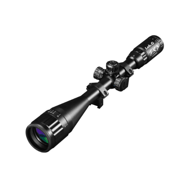 Mira Telescópica 6-24x50aori Ajuste Rojo Verde Con Anillos Lab.G Negro