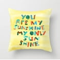 thumbnail image 1 of Housse de Coussin style Nordique, Été Jaune Citron, Housse de Coussin 45 X 45 cm, 1 of 3
