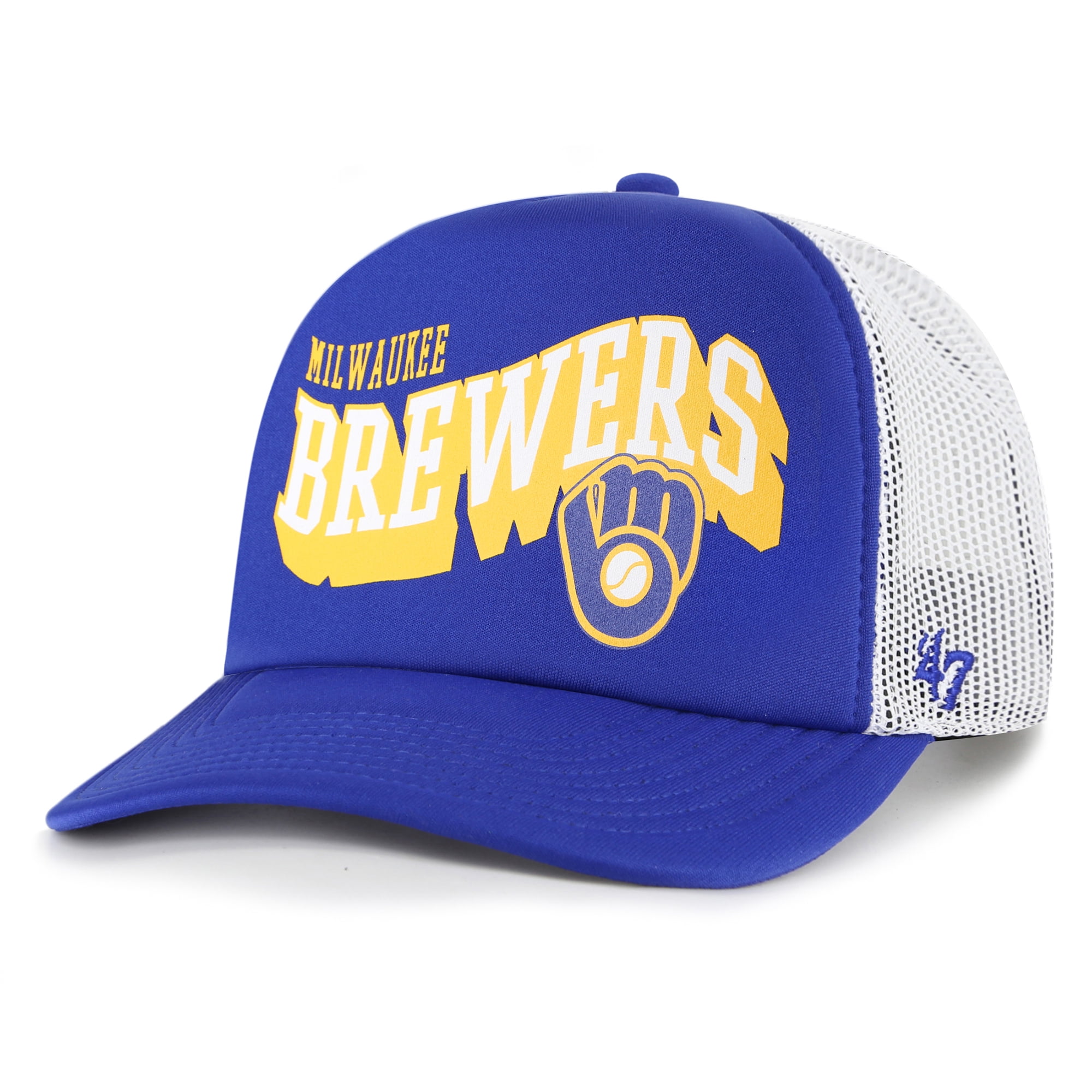 '47 Milwaukee Brewers MVP Adjustable Navy Hat - Structured Wool Blend Cap With Raised Embroidery