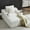 White, variant on Morufur 67" Oversized Chaise Lounge Chair Indoor, Corduroy Upholstered Boneless Sofa Bed with Pillows, Deep Seat Sleeper Couch Reading Chair for Living Room Bedroom, No Assembly Require (White)