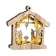 thumbnail image 4 of Adorno de Belén de Madera Baoblaze para Navidad Colgante de Nacimiento de Jesús, 4 of 8