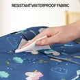 thumbnail image 3 of Sunveno Open Wide Diaper Bag Large Capacity Backpack with Changing Pad, Blue, 3 of 5