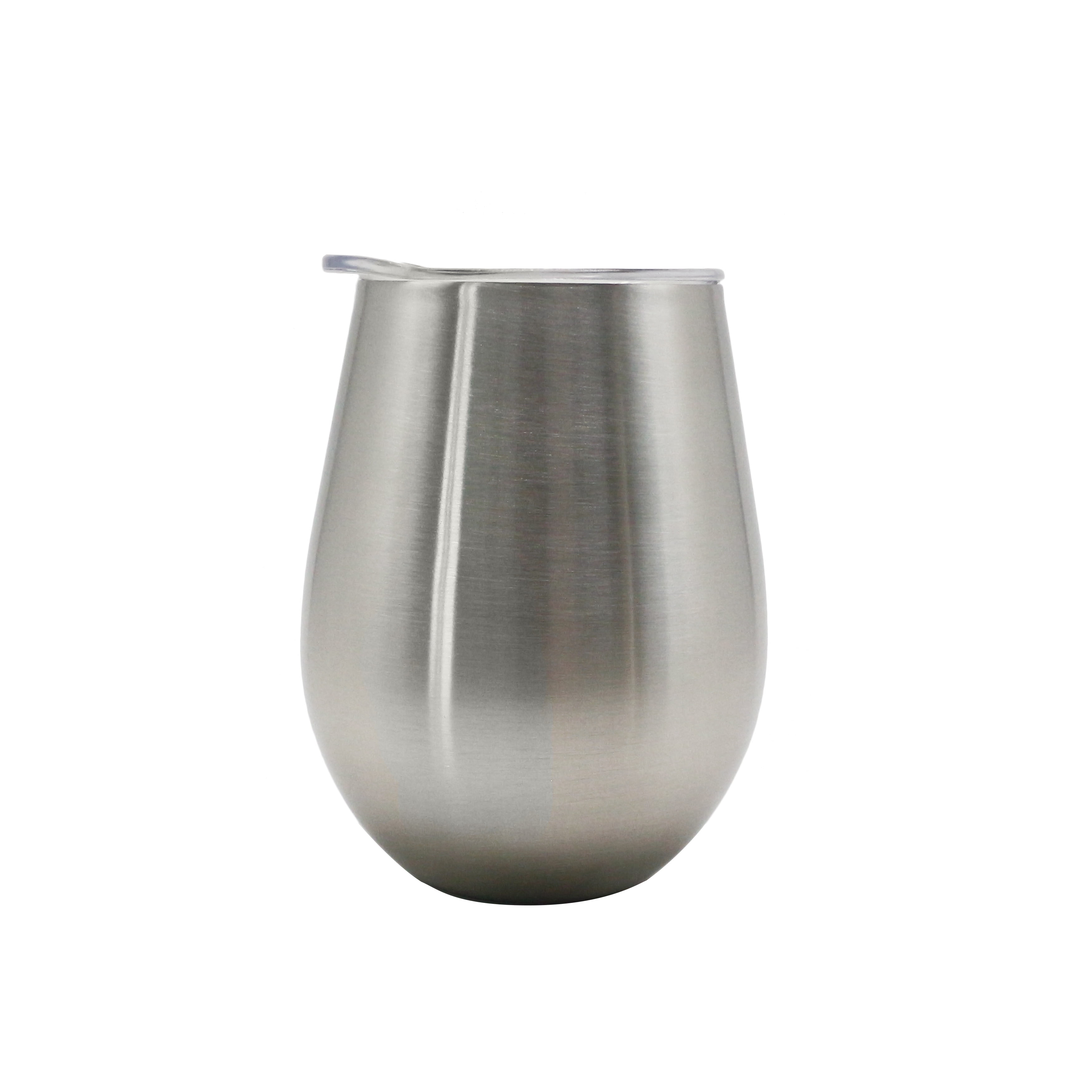 Full Color Dual Wall Stemless Stainless Steel Custom Wine Tumbler - 10