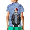thumbnail image 3 of My Hero Academia Shoto Todoroki Kids T-Shirt 3d Printed Graphic T-Shirts Boys And Girls Short Sleeve Shirts For Youth Kids X-Small, 3 of 7