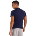 thumbnail image 4 of XUNZOO T-Shirt de Base à Col Montant Ajusté Décontracté Thermique pour Homme Col Roulé Léger à Manches Courtes Bleu TG, 4 of 7
