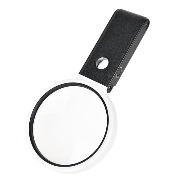 LED Folding Handheld Magnifying Glass Illuminated Lighted Magnifier for Macular Degeneration Seniors Reading Close Work