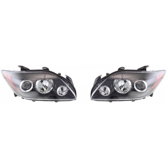 For 2008-2010 Scion tC Pair Headlights Driver and Passenger Side Assembly Unit SC2518104 SC2519104| 81170-21190 81130-21190