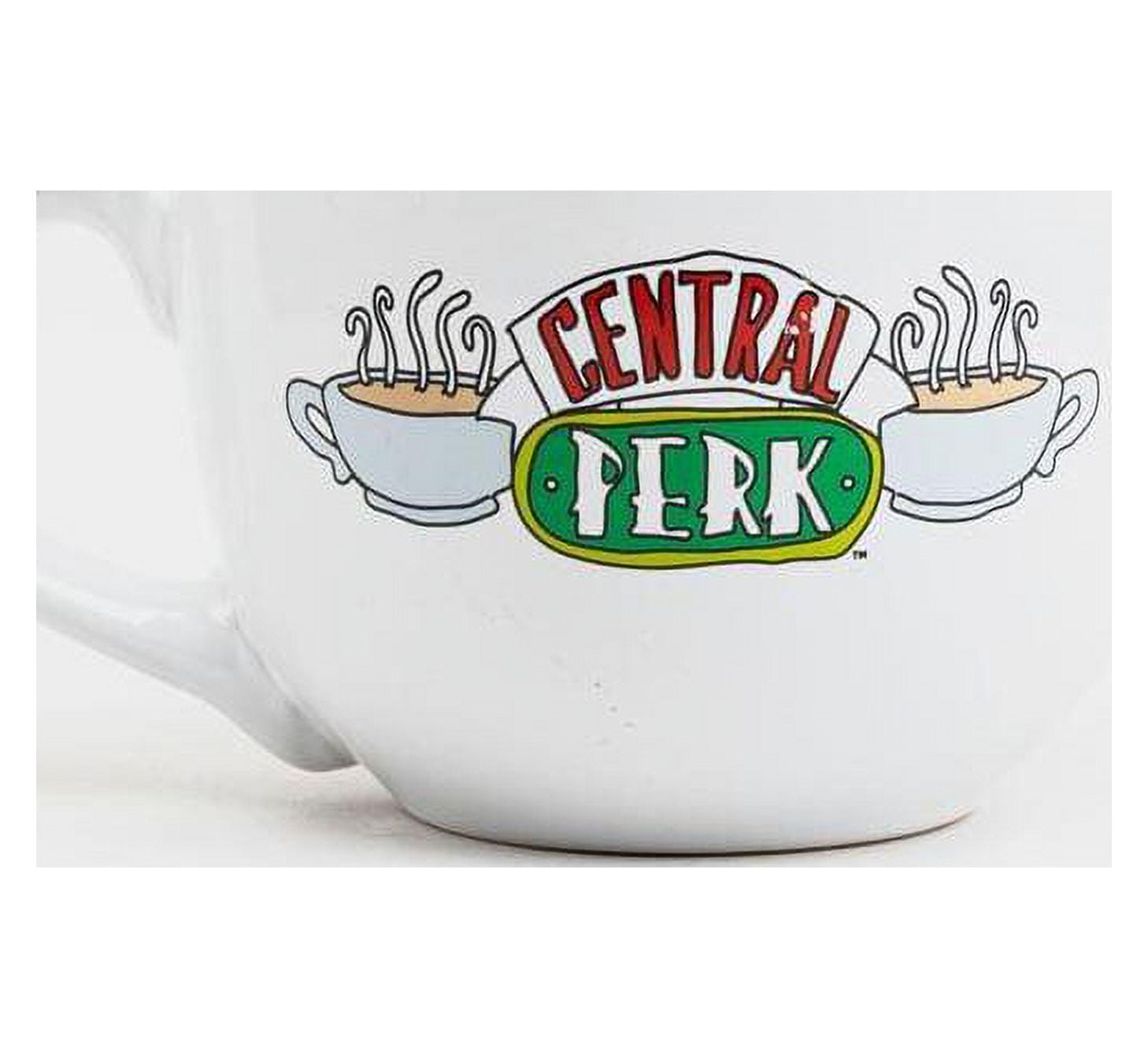 Friends Smelly Cat Central Perk Ceramic Soup Mug With Vented Lid | 24 Ounces
