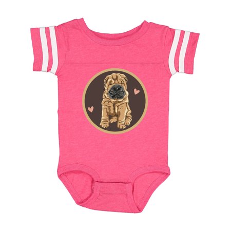 

Inktastic Chinese Shar-Pei Dog Art Gift Baby Girl Bodysuit