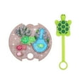 thumbnail image 1 of Ruifaya Tapa de taza con pajita para tortugas, estilo estanque de tortugas con el estilo de la naturaleza, 1 of 7