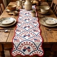 thumbnail image 1 of IROINID Table Runner Boho,Table Runner Decorations,Patriotic and Table Runner for 4th of July Decor, 1 of 7