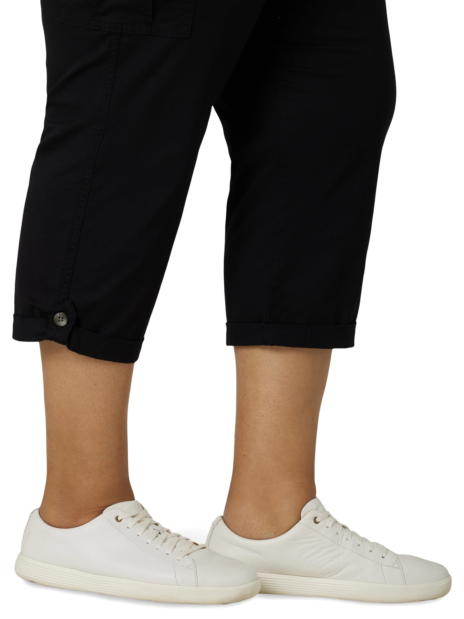 Lee Women's Plus Size Flex-to-Go Cargo Capri