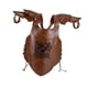 thumbnail image 1 of Chaleco de caballero de cuero sintético con armadura de pecho medieval para hombre, con remaches de metal, estilo vintage Marrón, 1 of 9