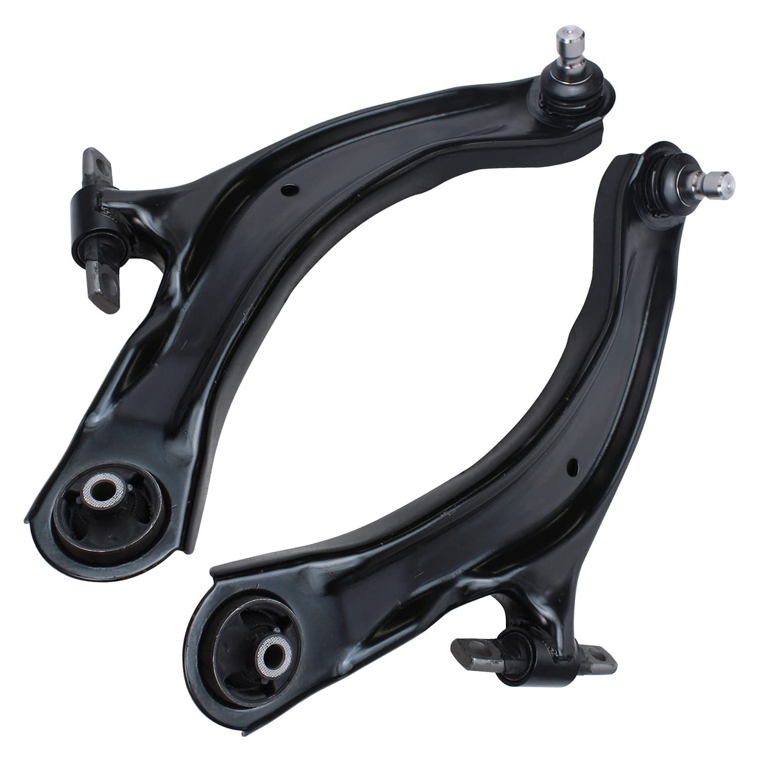 Detroit Axle - 12pc Suspension Kit for 2008-2012 Nissan Rogue 2009 2010 2011, 2 Ready Struts, 2 Lower Control Arms & Ball Joints, 4 Inner & Outer Tie Rods, 2 Sway Bar Links, 2 Boots, Replacement
