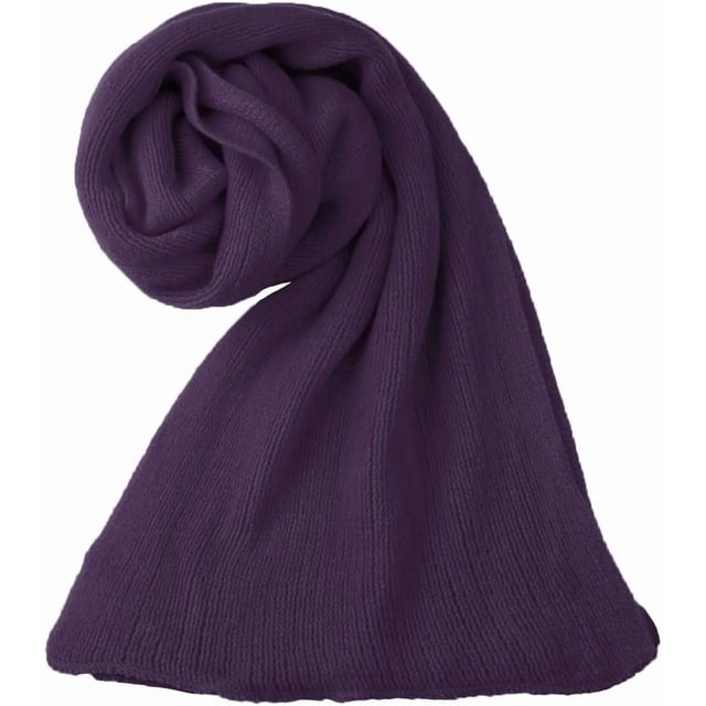 sourcingmap Women Winter Scarf Warm Knitted Long Rectangle Shape Stylish
