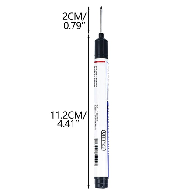 Yhmxh Huile à Séchage Rapide Imperméable Multicolore - Marqueur à Longue Pointe pour Trous Profonds 10 ml